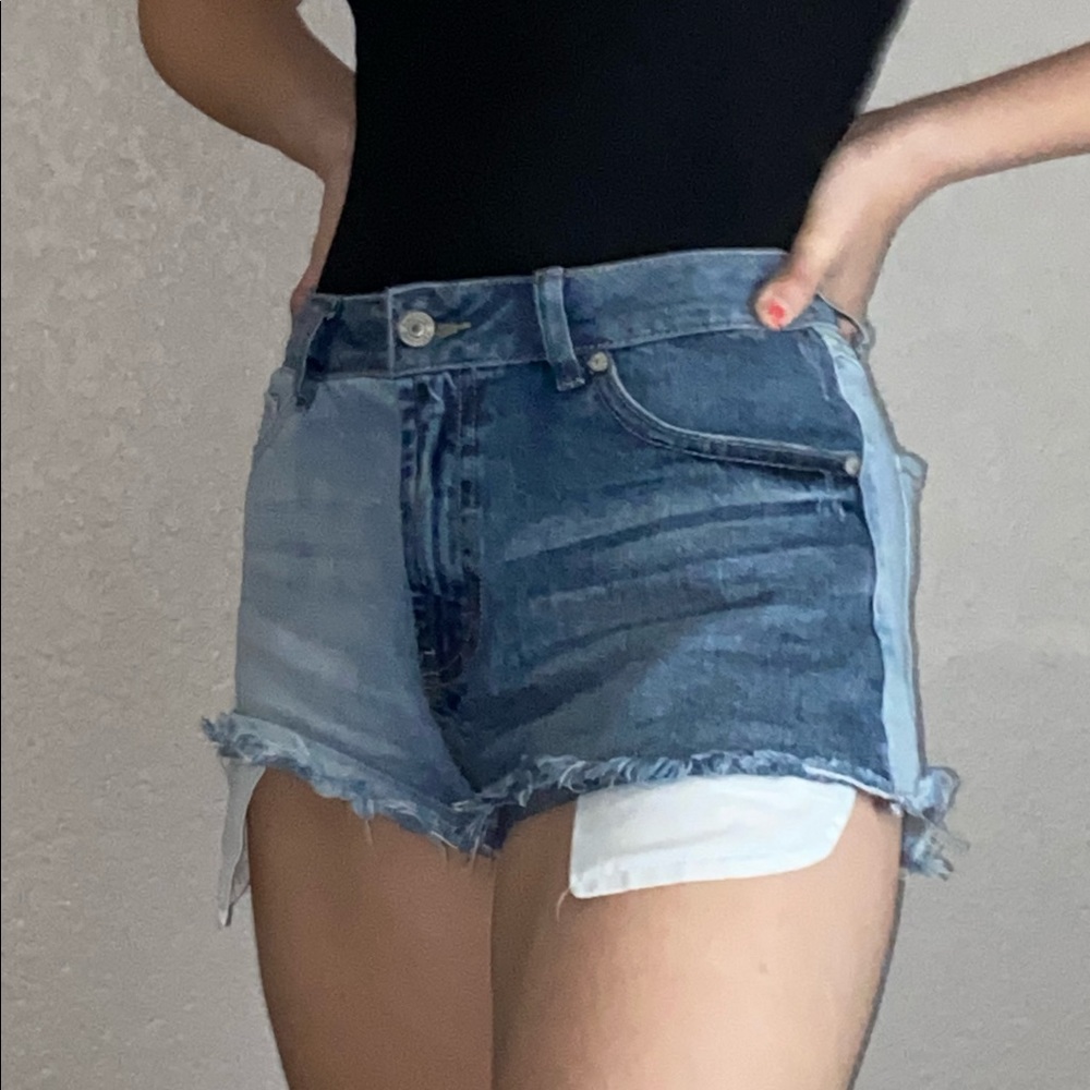 Denim shorts